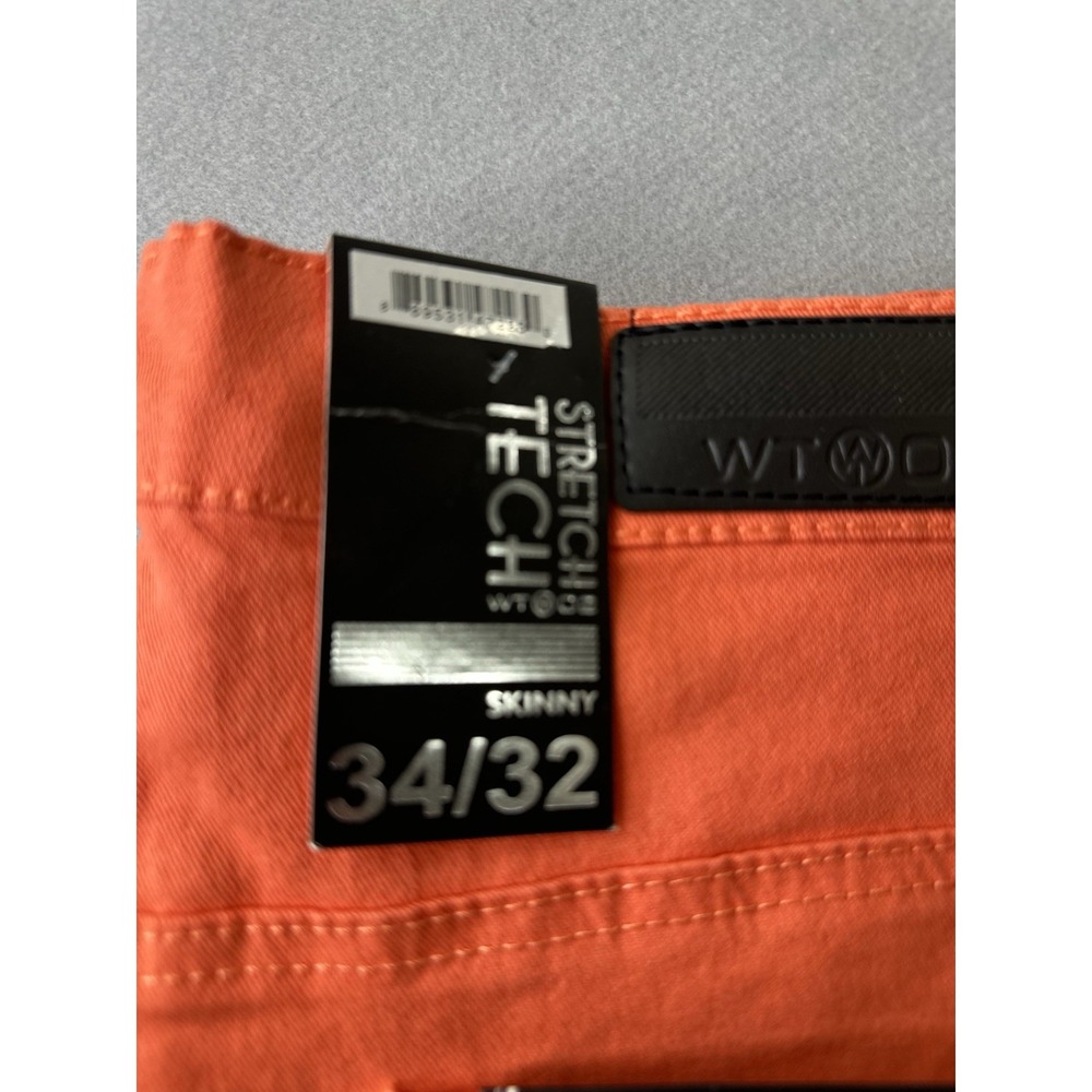 Waimea WT02 Orange Wash Denim Skinny Stretch Fit Jeans NWT